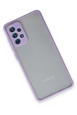 Uray store Samsung Galaxy A72 Kılıf Montreal Silikon Kapak - Mor - Görsel 2