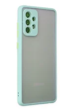 Uray store Samsung Galaxy A72 Kılıf Montreal Silikon Kapak - Turkuaz - Görsel 2