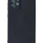 Uray store Samsung Galaxy A72 Kılıf Nano içi Kadife Silikon - Lacivert