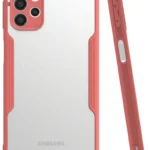Uray store Samsung Galaxy A72 Kılıf Platin Silikon - Pembe