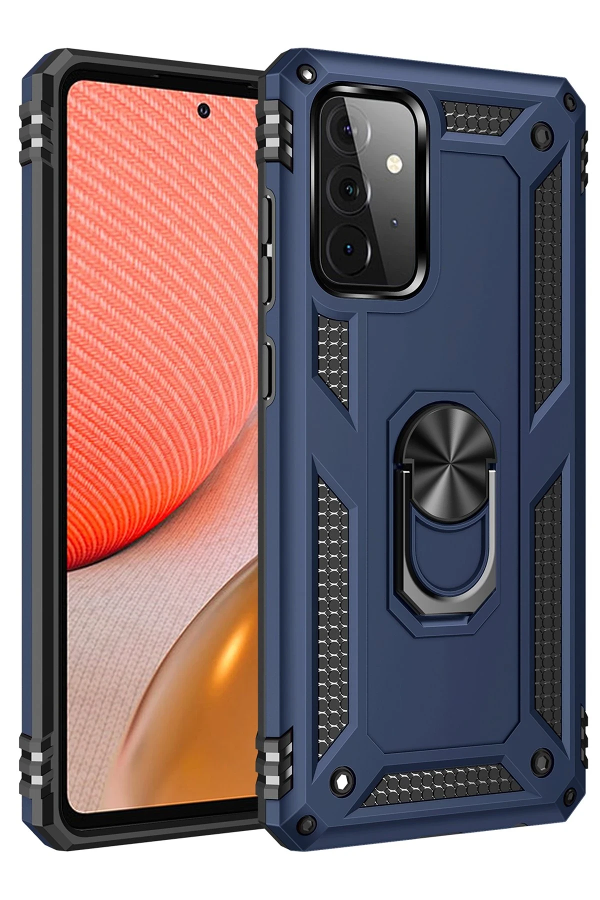 newface-samsung-galaxy-a72-kilif-sofya-yuzuklu-silikon-kapak-lacivert-default Uray store Samsung Galaxy A72 Kılıf Sofya Yüzüklü Silikon Kapak - Lacivert - Görsel 1