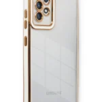Uray store Samsung Galaxy A73 5G Kılıf Liva Lens Silikon - Beyaz