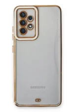 Uray store Samsung Galaxy A73 5G Kılıf Liva Lens Silikon - Beyaz - Görsel 3