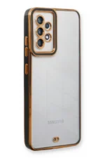 Uray store Samsung Galaxy A73 5G Kılıf Liva Lens Silikon - Siyah