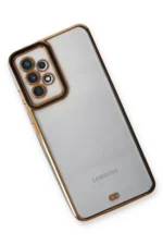 Uray store Samsung Galaxy A73 5G Kılıf Liva Lens Silikon - Siyah - Görsel 3