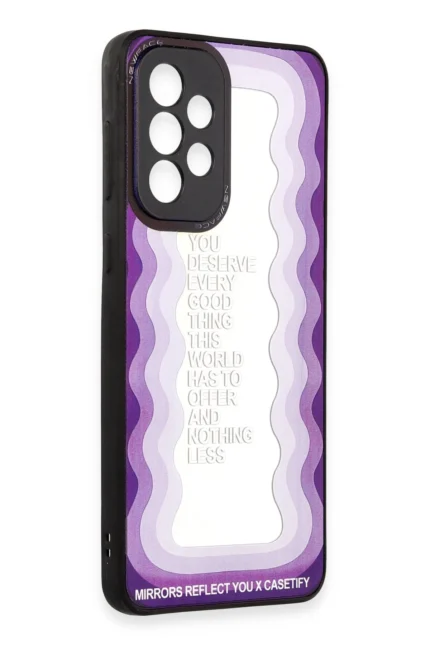 Uray store Samsung Galaxy A73 5G Kılıf Mirror Desenli Kapak - Mirror - 5