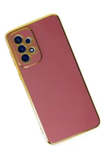 Uray store Samsung Galaxy A73 5G Kılıf Volet Silikon - Kırmızı - Görsel 2