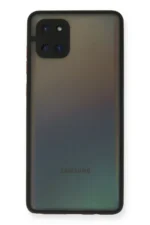 Uray store Samsung Galaxy A81 / Note 10 Lite Kılıf Montreal Silikon Kapak - Siyah
