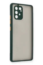 Uray store Samsung Galaxy A91 / S10 Lite Kılıf Montreal Silikon Kapak - Yeşil