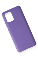 Uray store Samsung Galaxy A91 / S10 Lite Kılıf Nano içi Kadife Silikon - Mor - Görsel 3