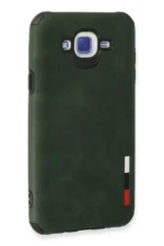 Uray store Samsung Galaxy J7 Kılıf Loop Deri Silikon - Yeşil - Görsel 3