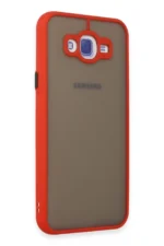 Uray store Samsung Galaxy J7 Kılıf Montreal Silikon Kapak - Kırmızı - Görsel 2