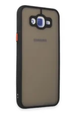 Uray store Samsung Galaxy J7 Kılıf Montreal Silikon Kapak - Siyah - Görsel 2