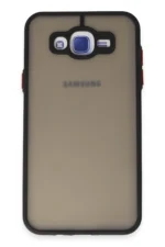 Uray store Samsung Galaxy J7 Kılıf Montreal Silikon Kapak - Siyah