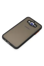 Uray store Samsung Galaxy J7 Kılıf Montreal Silikon Kapak - Siyah - Görsel 4