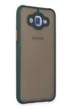 Uray store Samsung Galaxy J7 Kılıf Montreal Silikon Kapak - Yeşil - Görsel 2