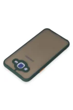 Uray store Samsung Galaxy J7 Kılıf Montreal Silikon Kapak - Yeşil - Görsel 3
