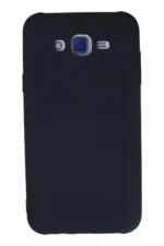 Uray store Samsung Galaxy J7 Kılıf Nano içi Kadife Silikon - Lacivert