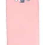 Uray store Samsung Galaxy J7 Kılıf Nano içi Kadife Silikon - Pudra