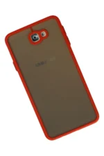 Uray store Samsung Galaxy J7 Prime Kılıf Montreal Silikon Kapak - Kırmızı - Görsel 2