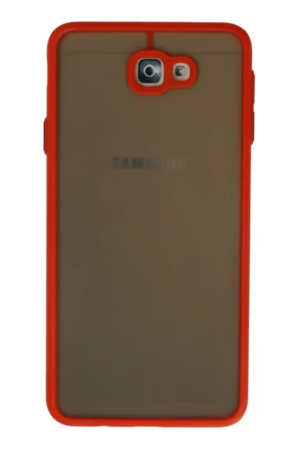 Uray store Samsung Galaxy J7 Prime Kılıf Montreal Silikon Kapak - Kırmızı