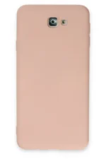 Uray store Samsung Galaxy J7 Prime Kılıf Nano içi Kadife Silikon - Pudra