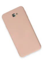 Uray store Samsung Galaxy J7 Prime Kılıf Nano içi Kadife Silikon - Pudra - Görsel 3