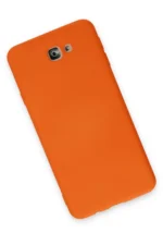 Uray store Samsung Galaxy J7 Prime Kılıf Nano içi Kadife Silikon - Turuncu - Görsel 2
