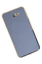Uray store Samsung Galaxy J7 Prime Kılıf Volet Silikon - Mavi - Görsel 2