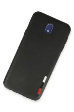 Uray store Samsung Galaxy J7 Pro / J730 Kılıf Loop Deri Silikon - Siyah - Görsel 2