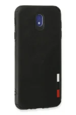 Uray store Samsung Galaxy J7 Pro / J730 Kılıf Loop Deri Silikon - Siyah - Görsel 3