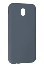 Uray store Samsung Galaxy J7 Pro / J730 Kılıf Nano içi Kadife Silikon - Gri - Görsel 3