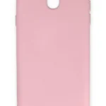 Uray store Samsung Galaxy J7 Pro / J730 Kılıf Nano içi Kadife Silikon - Pudra