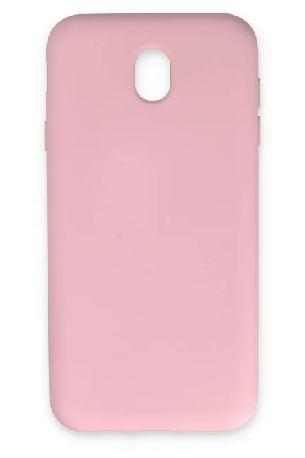 Uray store Samsung Galaxy J7 Pro / J730 Kılıf Nano içi Kadife Silikon - Pudra