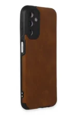 Uray store Samsung Galaxy M14 5G Kılıf Loop Deri Silikon - Kahverengi - Görsel 2