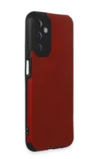 Uray store Samsung Galaxy M14 5G Kılıf Loop Deri Silikon - Kırmızı - Görsel 2