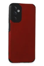 Uray store Samsung Galaxy M14 5G Kılıf Loop Deri Silikon - Kırmızı