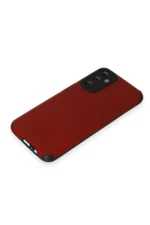 Uray store Samsung Galaxy M14 5G Kılıf Loop Deri Silikon - Kırmızı - Görsel 4