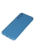 Uray store Samsung Galaxy M14 5G Kılıf Nano içi Kadife Silikon - Mavi - Görsel 4