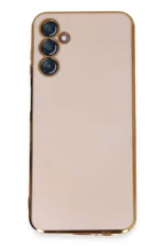 Uray store Samsung Galaxy M14 5G Kılıf Volet Silikon - Pembe