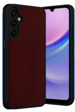 Uray store Samsung Galaxy M15 Kılıf Aras Deri Kapak - Bordo