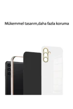 Uray store Samsung Galaxy M15 Kılıf Volet Silikon - Kırmızı - Görsel 2