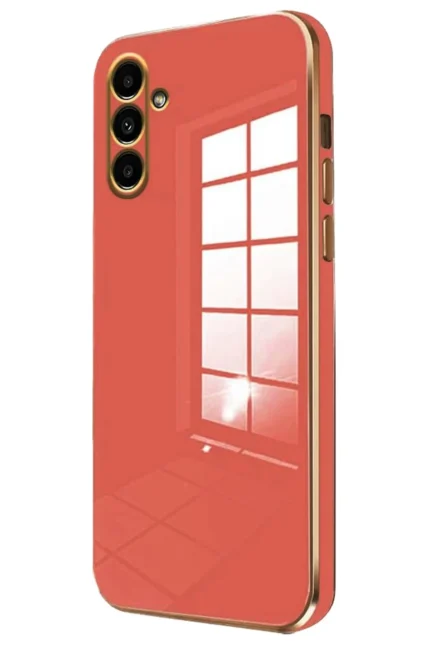 Uray store Samsung Galaxy M15 Kılıf Volet Silikon - Kırmızı