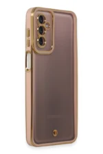 Uray store Samsung Galaxy M23 Kılıf Liva Lens Silikon - Pudra - Görsel 2
