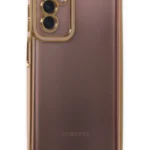 Uray store Samsung Galaxy M23 Kılıf Liva Lens Silikon - Pudra