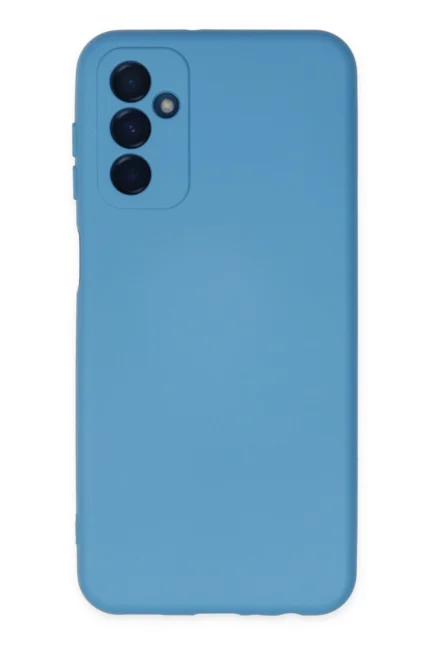 Uray store Samsung Galaxy M23 Kılıf Nano içi Kadife Silikon - Mavi