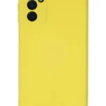 Uray store Samsung Galaxy M23 Kılıf Nano içi Kadife Silikon - Sarı