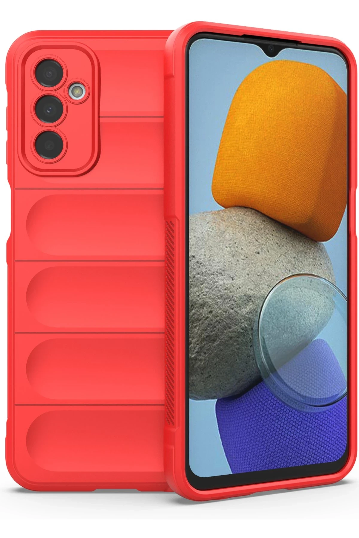 newface-samsung-galaxy-m23-kilif-optimum-silikon-kirmizi-default Uray store Samsung Galaxy M23 Kılıf Optimum Silikon - Kırmızı - Görsel 1