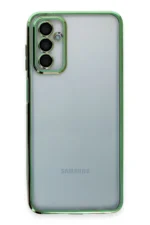 Uray store Samsung Galaxy M23 Kılıf Razer Lensli Silikon - Yeşil - Görsel 2