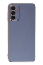 Uray store Samsung Galaxy M23 Kılıf Volet Silikon - Mavi